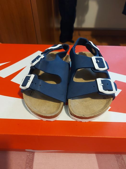 Детски сандали тъмно сини