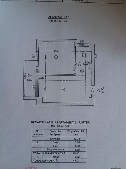 Persoană fizică vând apartament 2 camere 41mp + boxă, zona  Păcurari