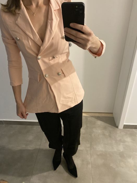 Sacou roz pudra dama