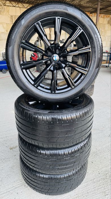 Jante Bmw X5 X6 R20 G05 G06 Originale M740 Black Hankook 90% de vara