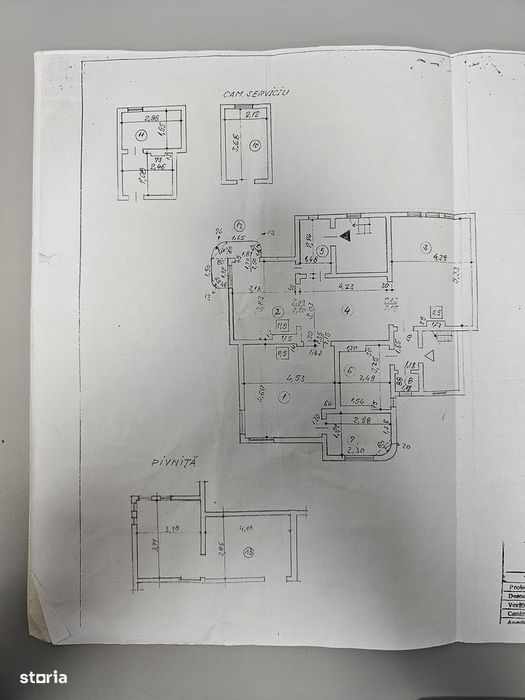 Apartament 4 camere cu gradină și balcon