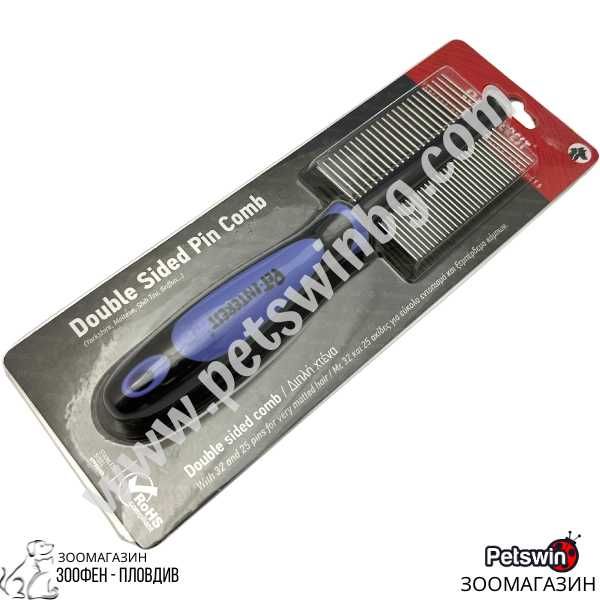 Двустранен Гребен за Куче/Коте - Double Sided Pin Comb - Pet Interest