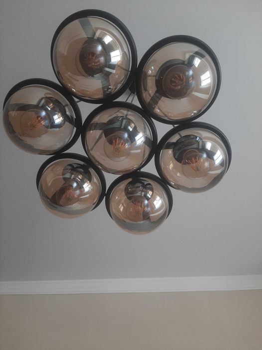 Люстра лофт на 7 лампочек