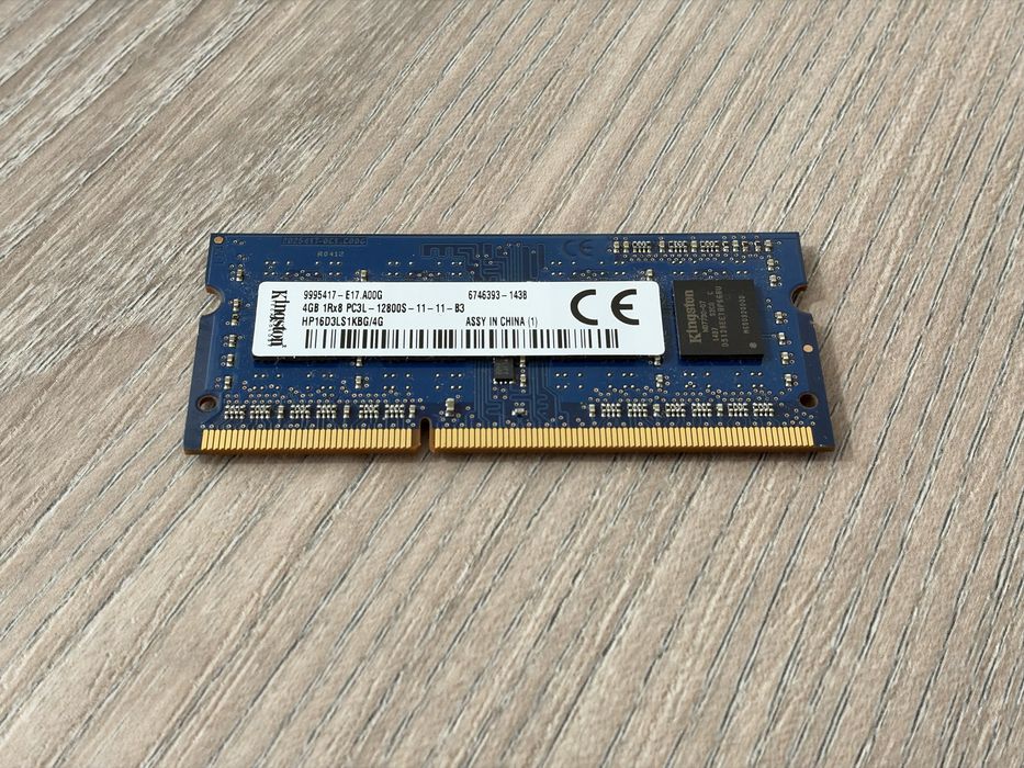 Memorie RAM laptop 4GB DDR3L