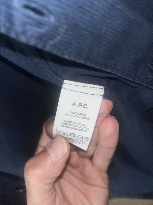 A.P.C. Paris мъжка риза “M“ кадифе