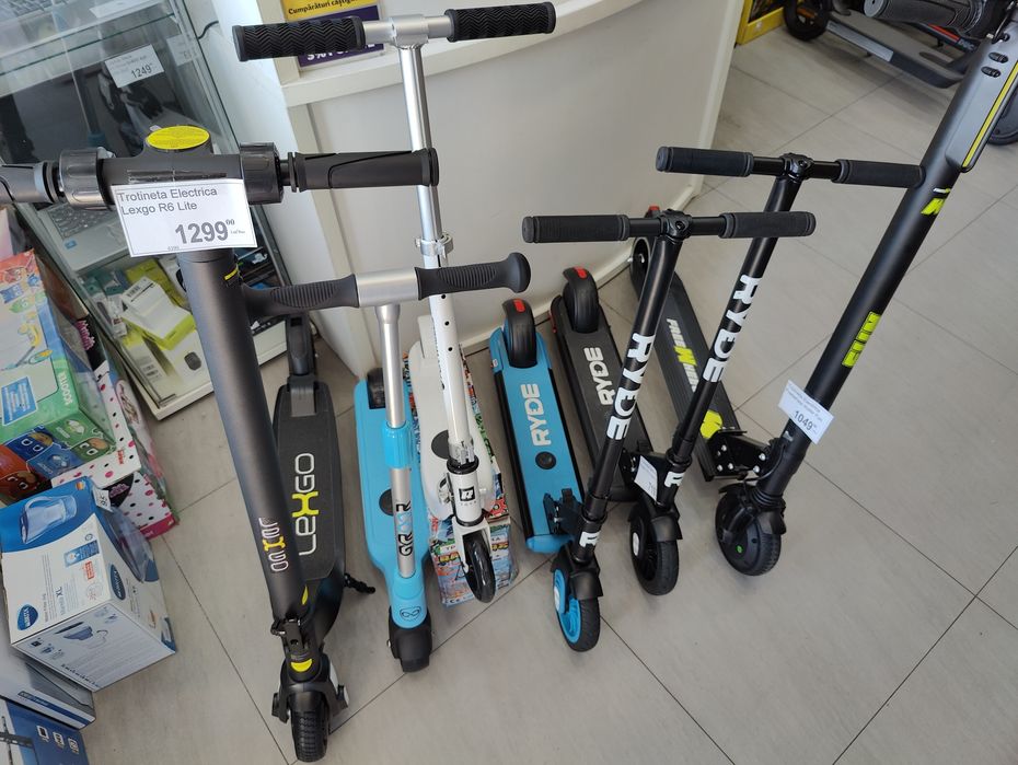 Trotinete Electrice 250W - 350W, Autonomie 25-45km, Xiaomi, LexGO, NOU