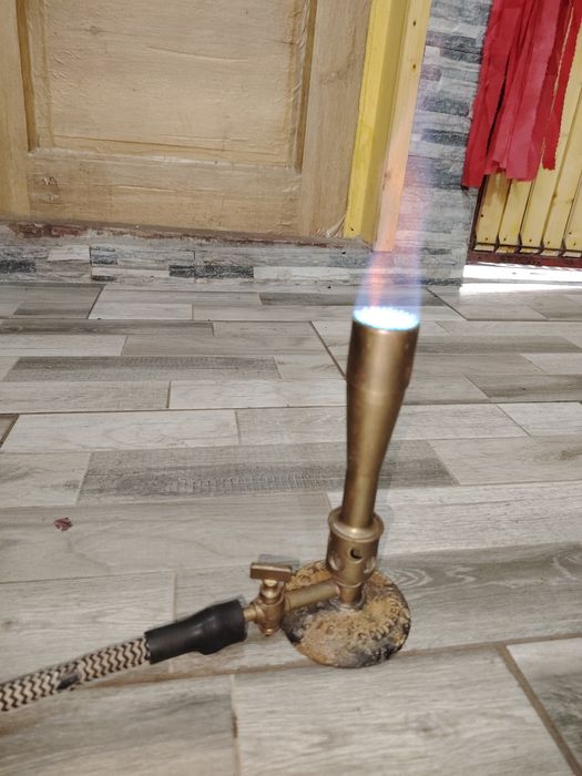 Lampa bunsen bronz masiv