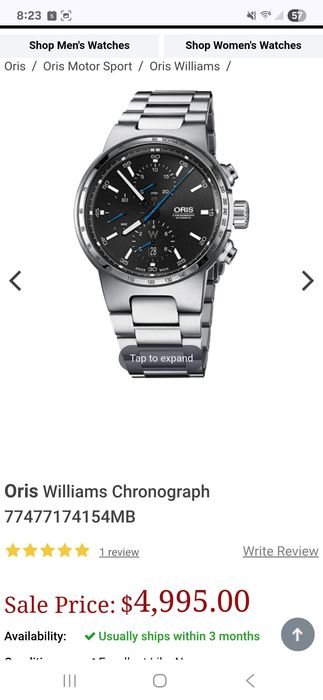 Oris Williams Automatic