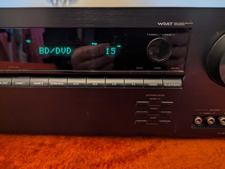 Receiver 4K UHD Dolby Atmos Onkyo TX-SR444
