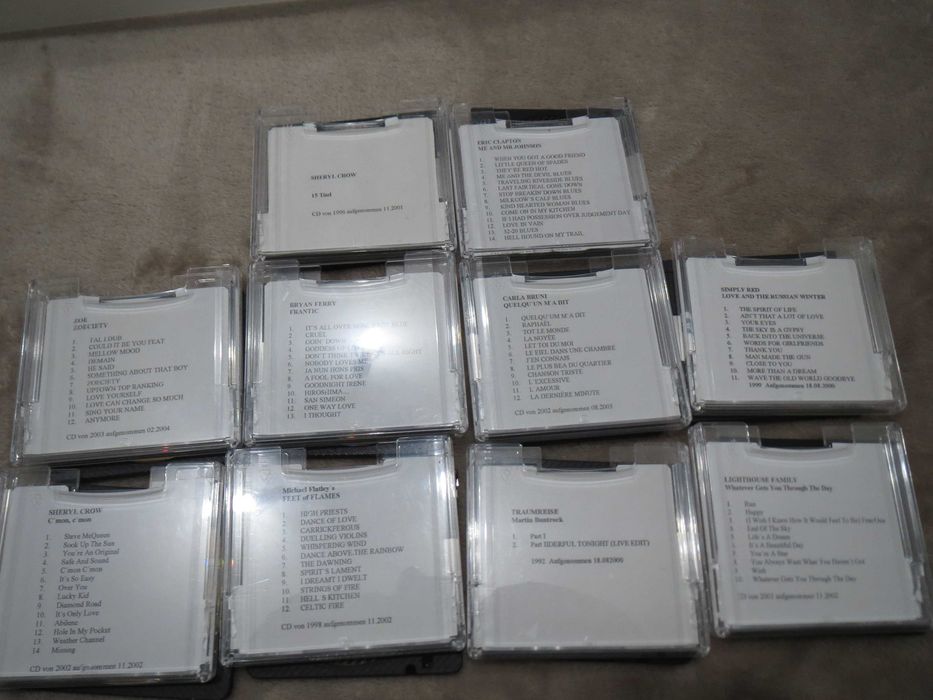 minidisc , minidiscuri  , TDK MD RXG de 74 min inregistrate cu discografie