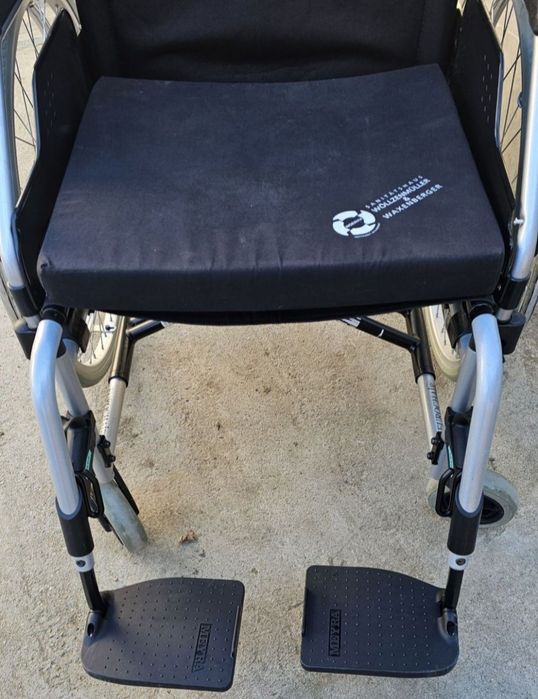Fotoliu rulant/scaun cu rotile XXL 50 cm șezut pt mobilitate redusa