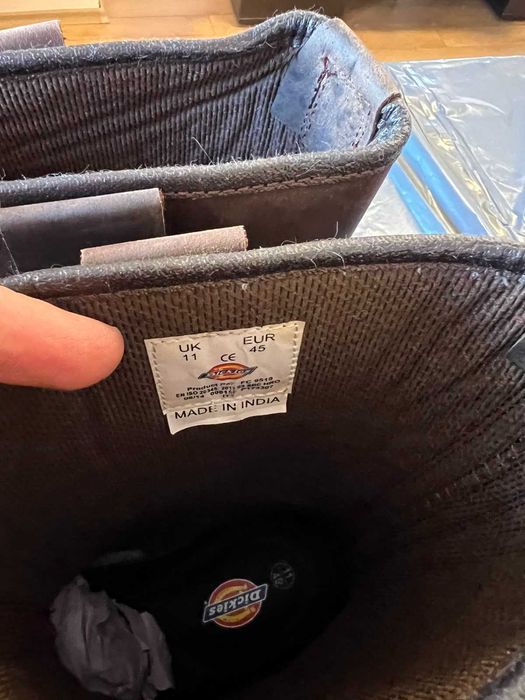 НОВО Предпазни ботуши DICKIES в кафяво 45