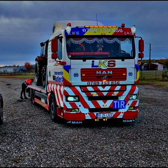 Tractari auto, Transport utilaje, platforma auto, asistenta rutiera