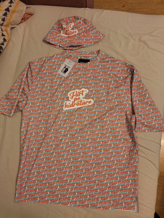 Tricou oversize L si palarie in set