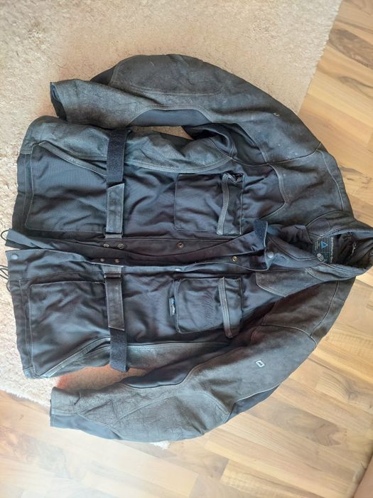 Geaca moto textil si piele Polo,marime mare