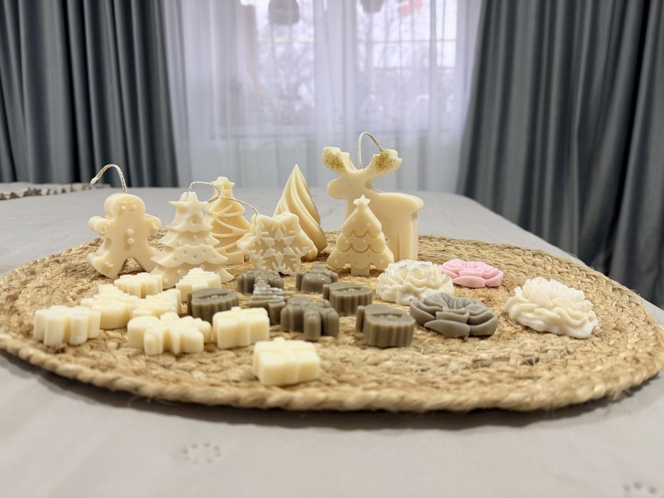 Lumânări din Ceară de Soia 100% Naturală