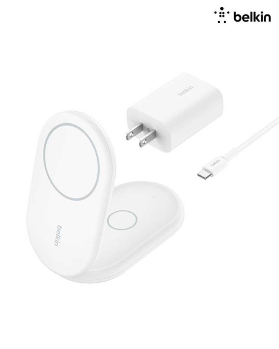 Беспроводная зарядка Belkin 2-in-1 Magnetic Foldable Wireless Charger