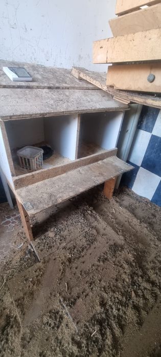 Брудер,  кормушка и домики для кур