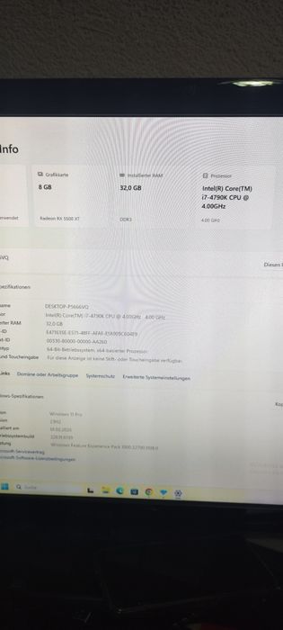 Gaming PC i7 4790 k 32 GB RAM rx 5500 xt 8 GB