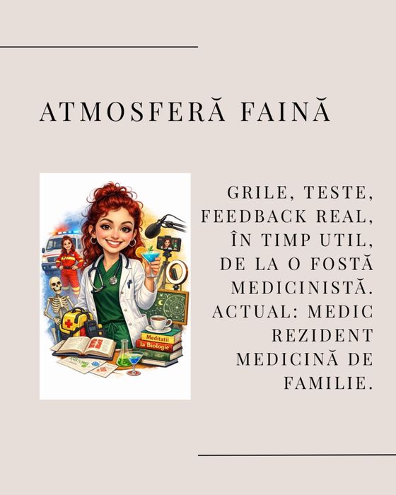 Meditatii biologie - BAC si admitere medicina