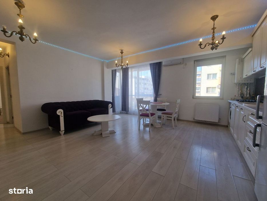 Tomis Plus- 2 camere, mobilat-utilat complet, termen lung, etaj 2-400e