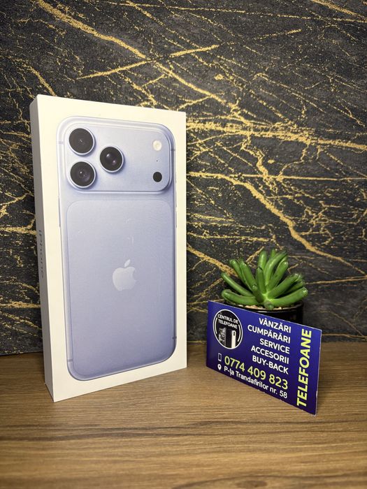 Iphone 18 pro max/256gb/nou / Garantie 2 Ani Centrul de Telefoane/rate