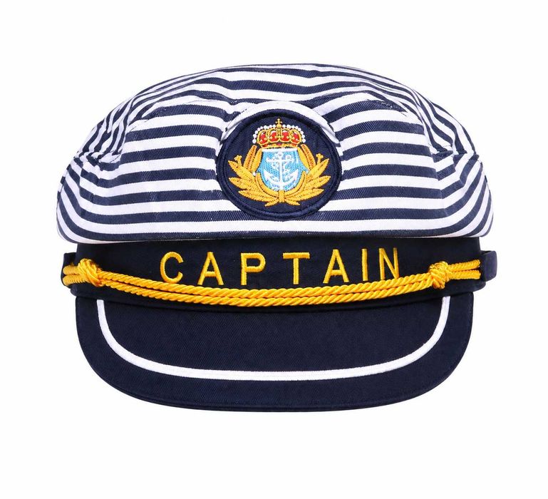 Нова капитанска шапка на райе Captain с Котва