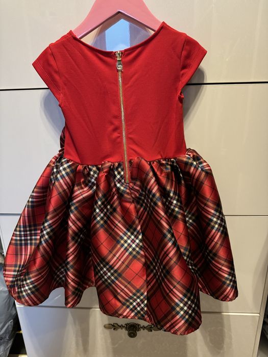 rochie rosie  H&M noua fara eticheta 2/4 ani