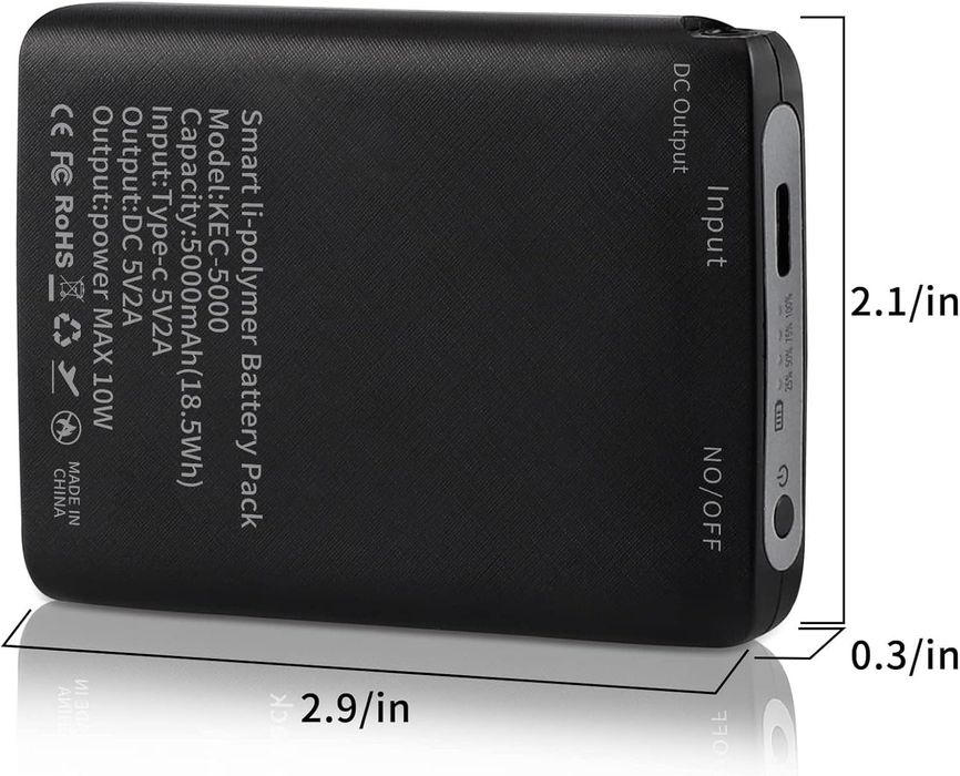 Baterii reîncărcabile pt mănuși cu încălzire,5000mah,2 buc, sigilat