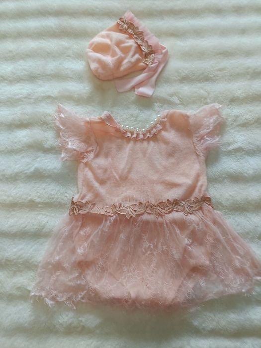 Нарядное Платье-боди рост 74 -80