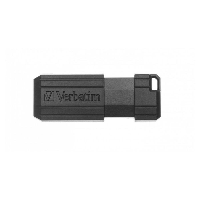 USB Flash памет Verbatim Store 'n' Go PinStripe 16GB, USB 2.0, Черна