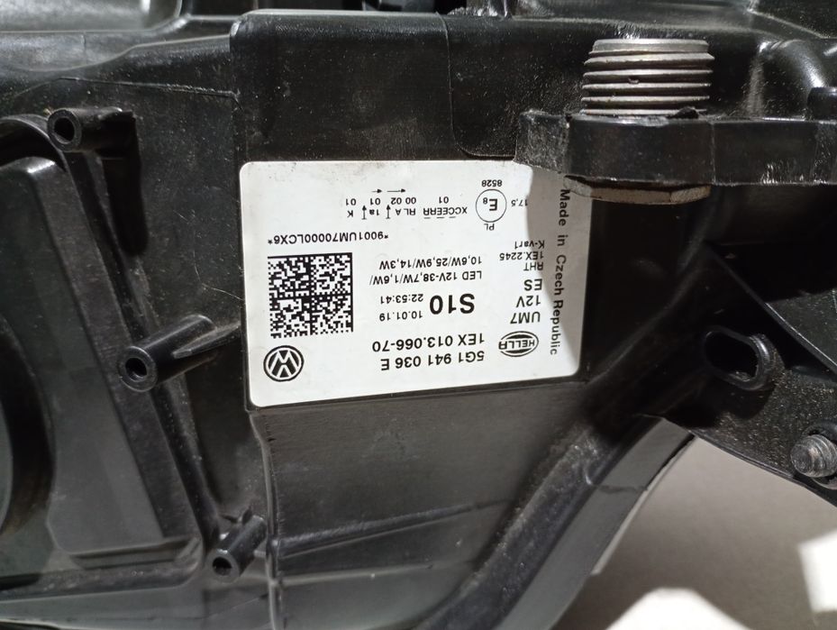 Far dreapta vw golf 7 gte e golf full led cod 5g1941036e