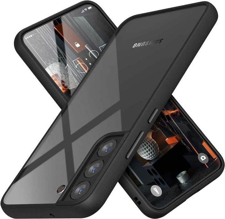 Husa transparenta Samsung Galaxy Plus S22 rigida,spate transparent