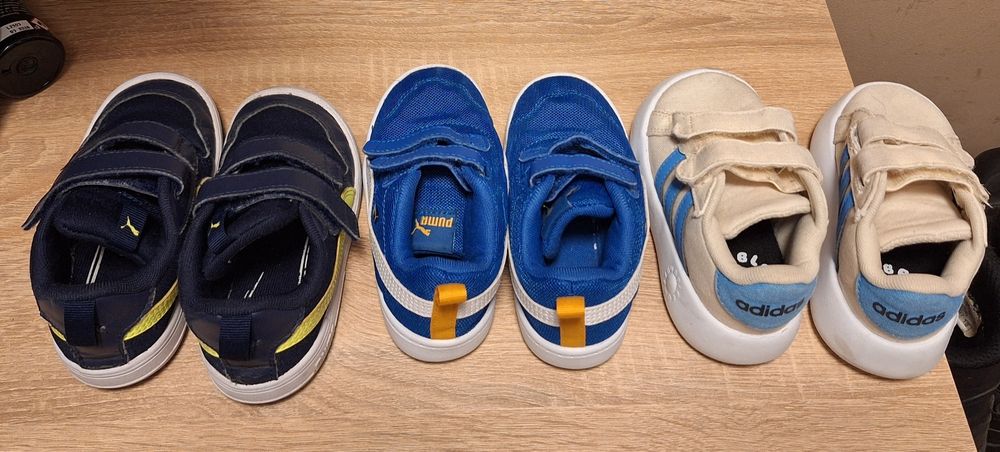 Два чифта Puma 24 и един Adidas 24 Символична цена 10 евро за трите чифта!