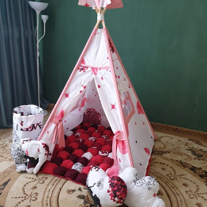 Вигвам из бамбука