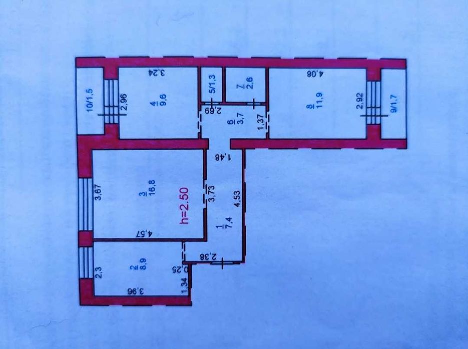 Продаётся 3-х комнатная улучшенная кв.