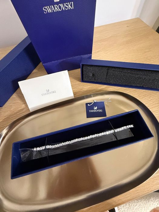 Bratara Swarovski tennis matrix 17.5 cm model 2024