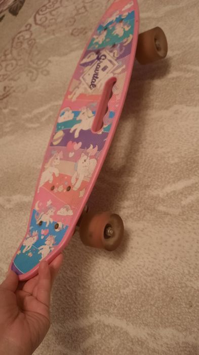 Пенни борд с ручкой