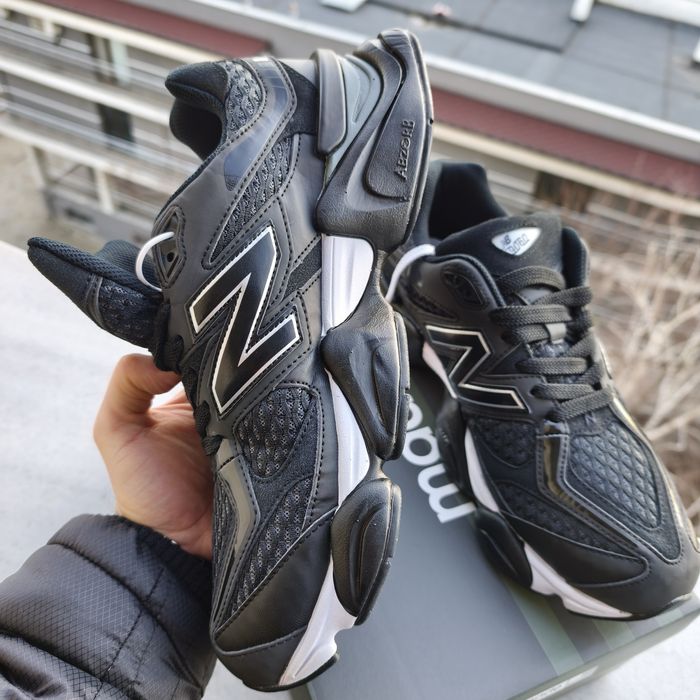 New Balance 9060 Shoe Palace Black Silver 43-44
