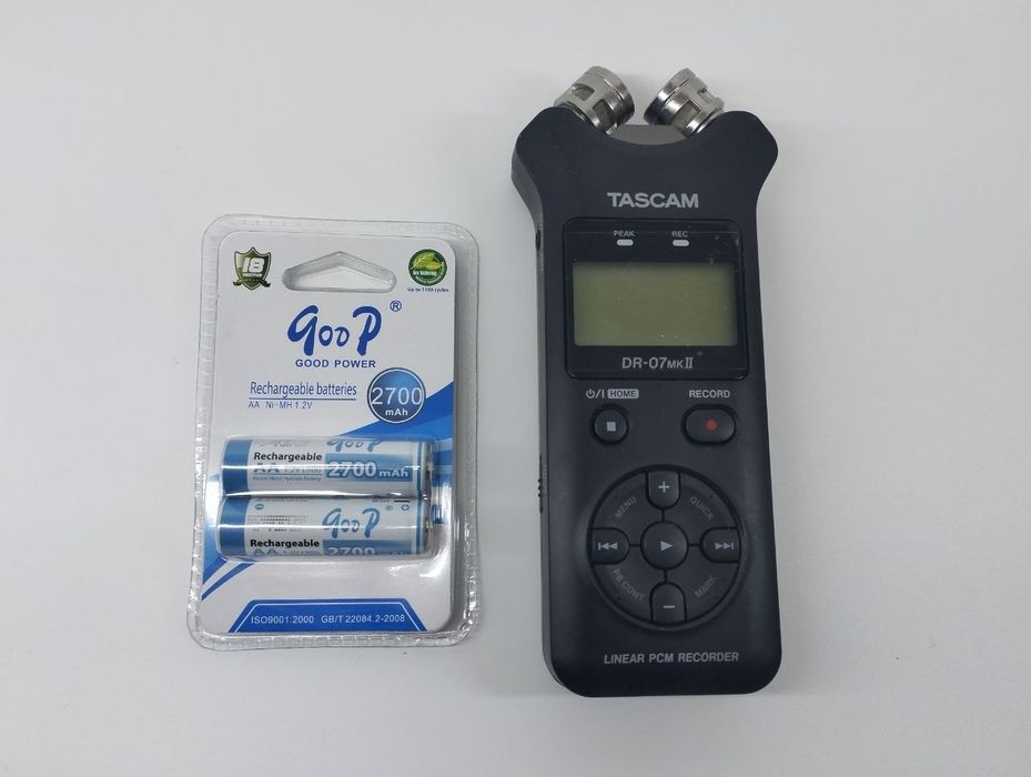 Tascam DR07 mk ll diktofon
Zoʻr holatda
Ishlashida ayb nuqsonlar yoʻq