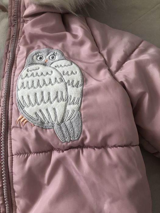 Пуховик для девочки 7-8 лет