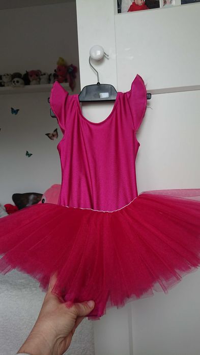 Costum de balet/balerina măr 6-7 ani, 116-122 cm