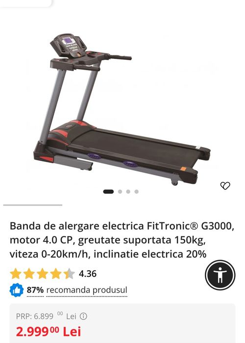 Bandă alergat pliabilă