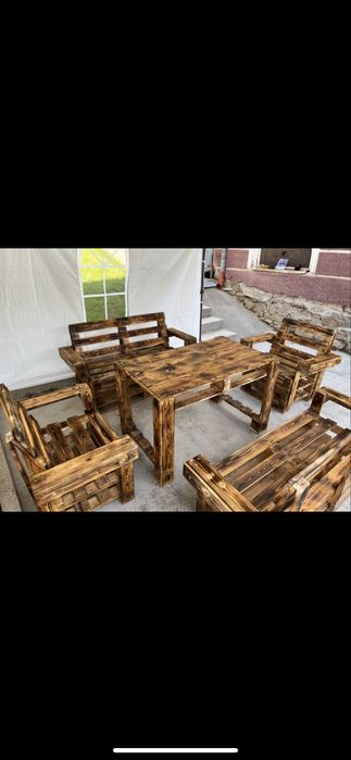 Градински палетни мебели