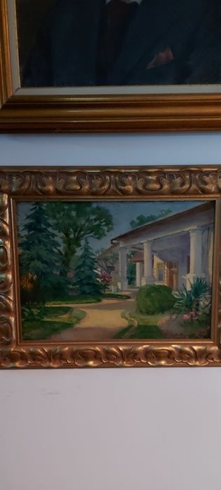 Tablou vechi,ulei,semnate diverși autori consacrați.