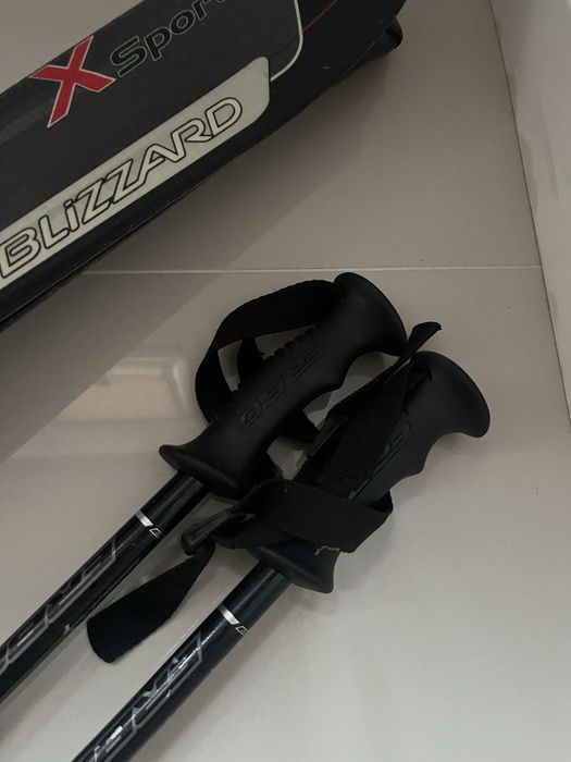 Schiuri Blizzard X Sport 156 cm cu legături Marker și bețe 124 cm
