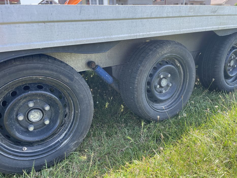 Trailer dublu GROMEX Full aluminiu 8,42m cu VDI2700