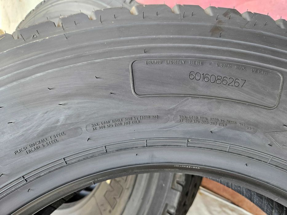 1 Нова гума 275/70R22.5 Goodyear KMax D 148/145M Germany 270eвро С ДДС