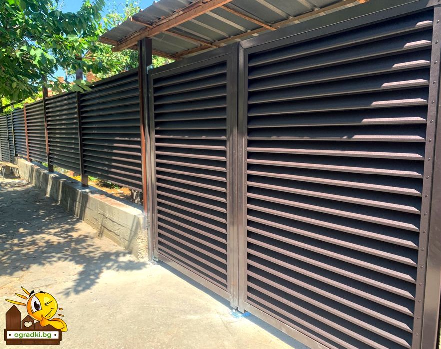 Метални дворни и плъзгащи врати - Оградки БГ