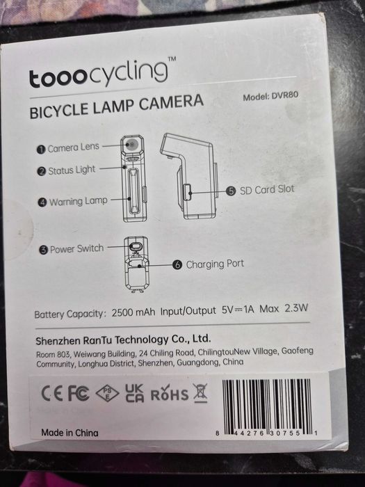 Camera bicicleta DVR80